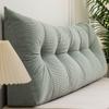 Jaysydd Headboard Pillow Twin XL Wedge Reading Pillows Bolster Backrest Cushion for Dorm Daybed Mattress Gap Filler view 1
