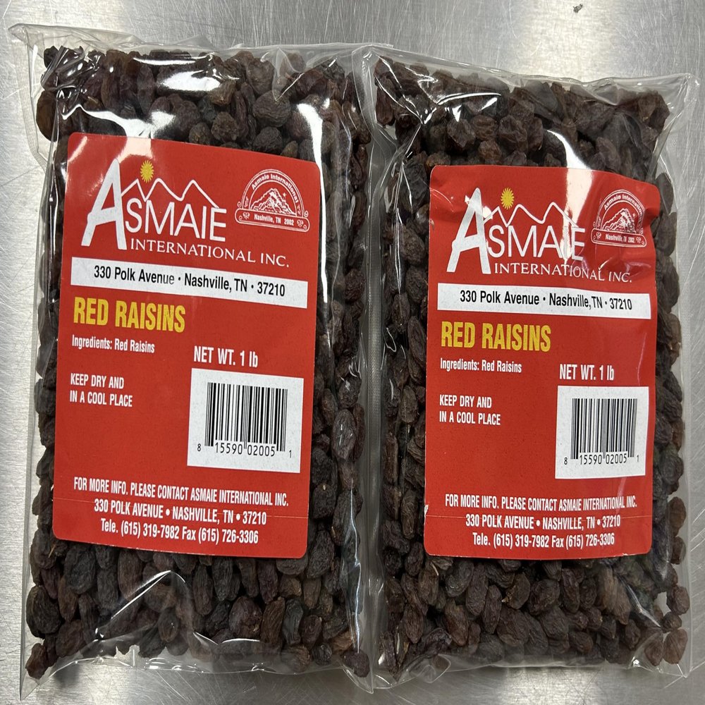 Red Raisins Naturally Sweet Dried Fruit 1 LB (Pack of 2) No Added Sugar, Non-GMO, Great for Baking, Snacking & Cooking