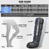 Musugy Sequential Leg Compression Massager for Circulation : Full Leg Air Compression Boots for Massage Therapy & Fatigue Relief - 9 Intensity, 6 Modes, 3 Timers for Athletes, Runners, Gym (Large) view 3
