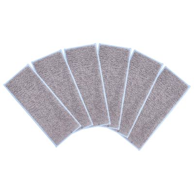 6pcs Cleaning Cloth Accessories,Vacuum Cleaner Mop Cloth,Washable Dry Mopping Pads Replacement for iRobot Braava Jet M6 Mopping Cloth Accessories,Including 6 * Wet Mopping Pad
