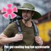 2Pcs Cooling Hat Insert, Hats ICES Pack, Hard Hat Cooling Pad, Reusable Gel Ice Packs for Hats, Helmet Ice Pack for Catcher Helmets, Outdoor Sport, Equestrian Riding view 2