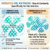 Adjustable Cooling Headband Inserts for Hats - Reusable Gel Ice Packs for Hard Hats, Sun Hats & Caps, 4-Hour Cold Therapy Relief for Migraines, Heat & Outdoor Activities, 2 Pack view 3