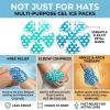 Adjustable Cooling Headband Inserts for Hats - Reusable Gel Ice Packs for Hard Hats, Sun Hats & Caps, 4-Hour Cold Therapy Relief for Migraines, Heat & Outdoor Activities, 2 Pack view 4