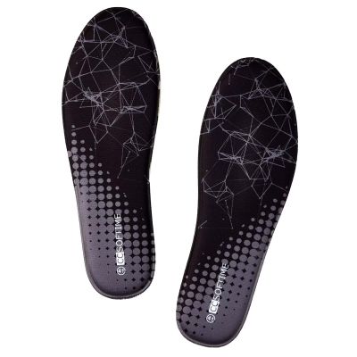 CCSOFTIME Memory Foam Shoe Inserts for Women Men, Replacement Insoles for Work Boots Running Shoes Hiking Shoes Sneakers Cushion Shoe Liners Black W10/M8