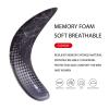 CCSOFTIME Memory Foam Shoe Inserts for Women Men, Replacement Insoles for Work Boots Running Shoes Hiking Shoes Sneakers Cushion Shoe Liners Black W10/M8 view 2