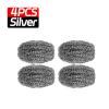 Stainless Steel Cleaning Ball Multipurpose Kitchen Rustproof Oil Removal Scrubber(4PCS) view 2