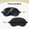 Eagle Under The Stars Sleep Mask for Side Sleeper, Blackout Sleeping Eye Mask, Soft Breathable Eye Cover for Women Men Travel Eyeshade, Relaxing Zero Pressure Night Blindfold view 2
