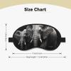 3D Gray Elephant Sleep Mask for Side Sleeper, Blackout Sleeping Eye Mask, Soft Breathable Eye Cover for Women Men Travel Eyeshade, Relaxing Zero Pressure Night Blindfold view 4