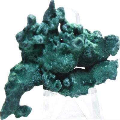 105ct 2.2" Fibrous Green Malachite Rough Cluster Collectible Natural Gemstone Crystal Mineral Specimen - Congo