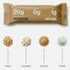 Atlas Real Food High Protein Bars 20g Protein, 1g Sugar, Clean Ingredients, High Fiber, Low Sugar Snack Bar, No Seed Oils, No Artificial Sweeteners (Salted Peanut Butter, 12 Count) view 4