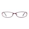 HELES Blue Light Blocking Glasses for Computer Lightweight Eyeglasses Anti Eye Strain UV400 Protection Women Retro Style-#4 Purple||Plano Lens(0.00) view 3