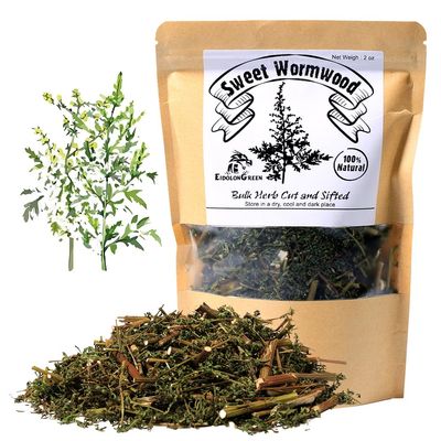 EidolonGreen Artemisia Annua (Sweet Wormwood/Sweet Annie/Qinghao//) Dried Bulk Herbs 2 Oz (60g)
