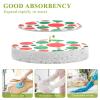 Gkseojer 3 Pack Dish Sponges Red and Green Polka Dot Compressed Scrub Sponges for Cleaning Dishes Kitchen Accessory view 3