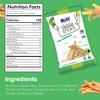 Gluck Sea Salt Veggie Sticks, Crunchy Vegetable Snack Straws, Gluten Free Crisps, Low Calorie Vegan Treat, Nut-Free Plant-Based Snack, Healthy Vegan Snacks for Guilt-Free Munching, 6oz - 4 Pack view 2