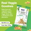 Gluck Sea Salt Veggie Sticks, Crunchy Vegetable Snack Straws, Gluten Free Crisps, Low Calorie Vegan Treat, Nut-Free Plant-Based Snack, Healthy Vegan Snacks for Guilt-Free Munching, 6oz - 4 Pack view 3