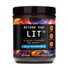 BEYOND RAW LIT V2 Clinical Strength Pre Workout Powder, Hits Harder, Bigger Pumps, Caffeine, L-Citrulline, Creatine, Blue Raspberry, 30 Servings view 1