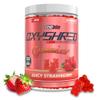 EHP Labs OxyShred Gummies - Pre Workout Gummies & Energy Chews with 100mg Caffeine, L-Carnitine for Thermo & Metabolic Support, All Natural Energy Boost - Strawberry Flavor 60 Servings view 1