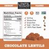 Lentil Telepathy Chocolate Crunchy Whole Lentil Snack, Rich Cocoa Flavor, OIL FREE, Never Fried, Plant Based, Gluten Free, 4 oz view 2