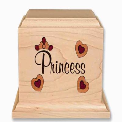 52cu in Maple Urn for Child Memorial