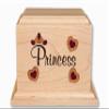 52cu in Maple Urn for Child Memorial view 1