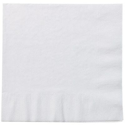 2 Ply White Lunch Paper Napkins Disposable, Soft and Absorbent Napkins for Parties, Events, Catering, Lunches, and Everyday Use (360)
