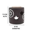 Luz Maria - Essential Oil Diffuser | 8 cm High x 8 cm with Design | Ceramic | (Coffee) view 2