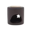 Luz Maria - Essential Oil Diffuser | 8 cm High x 8 cm with Design | Ceramic | (Coffee) view 3
