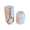 Znet3D Eye Drop Vial Holder Keychain Secure Travel Case for Eye Drop vials - Compact, Convenient & lightweight - USA Made (White) view 3