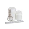 Znet3D Eye Drop Vial Holder Keychain Secure Travel Case for Eye Drop vials - Compact, Convenient & lightweight - USA Made (White) view 4