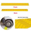 Portable Entry Ramps, 3" 4" Rise Doorway Step Ramp, Plastic Anti-Slip Access Ramp, Curbside Driveway Ramp for Steps Curb Sweeper Vehicle(Yellow,39.37x7.09x3.35in) view 3