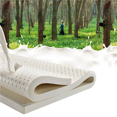 100% Natural Latex Mattress Topper - 1/2/3/4 Inch Firm Bed Pad for Pressure Relief & Support - Queen Size 60"80" - Eco-Friendly Latex Foam Hybrid Mattress Topper
