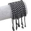 MASSIVE BEADS Double Layer Natural Chakra Healing Power Crystals Macrame Bracelet Yoga Stone Beads Gemstone Meditation Relax Anxiety Bangle for Unisex Women Men (Hematite Black, 4mm) view 3