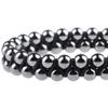 MASSIVE BEADS Double Layer Natural Chakra Healing Power Crystals Macrame Bracelet Yoga Stone Beads Gemstone Meditation Relax Anxiety Bangle for Unisex Women Men (Hematite Black, 4mm) view 4