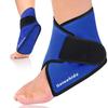 Ankle Ice Pack Wrap for Heel Swelling Pain Relief Reusable Gel Hot Cold Compress for Achilles Tendonitis Plantar Fasciitis, Post-Surgery, Sports Injury (Blue,2 Packs) view 1