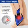 Ankle Ice Pack Wrap for Heel Swelling Pain Relief Reusable Gel Hot Cold Compress for Achilles Tendonitis Plantar Fasciitis, Post-Surgery, Sports Injury (Blue,2 Packs) view 3