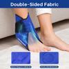 Ankle Ice Pack Wrap for Heel Swelling Pain Relief Reusable Gel Hot Cold Compress for Achilles Tendonitis Plantar Fasciitis, Post-Surgery, Sports Injury (Blue,2 Packs) view 4