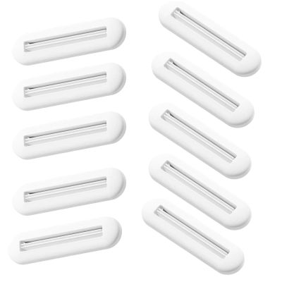 10 Pieces Toothpaste Tube Squeezer Tool Reduces Waste Toothpaste Dispenser Manual Hand Cream Rolling Clip Holder Kids Helper