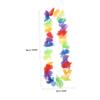 ABOOFAN 2pcs LGBT Rainbow Floral Wreath Hawaiian Luau Party Decorations Tropical Cloth and Flower Leis for Pride Parades Beach and Festival Accessories view 2