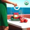 Life Plus Style Gourmet The Secret Garden Organic Pomegranate Green Tea Natural Caffeinated Herbal 50 Tea Bags Gift Tin USDA Certified Non-GMO Sugar Free Green Tea view 2