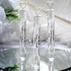 DOYOUWE 100 Pcs Custom Wedding Bubble Labels for Reception Send-Off - Personalized Clear Bubble Wand Stickers, Wedding Wine Glass Drink Cups Stickers view 3