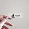 DOYOUWE 100 Pcs Custom Wedding Bubble Labels for Reception Send-Off - Personalized Clear Bubble Wand Stickers, Wedding Wine Glass Drink Cups Stickers view 4