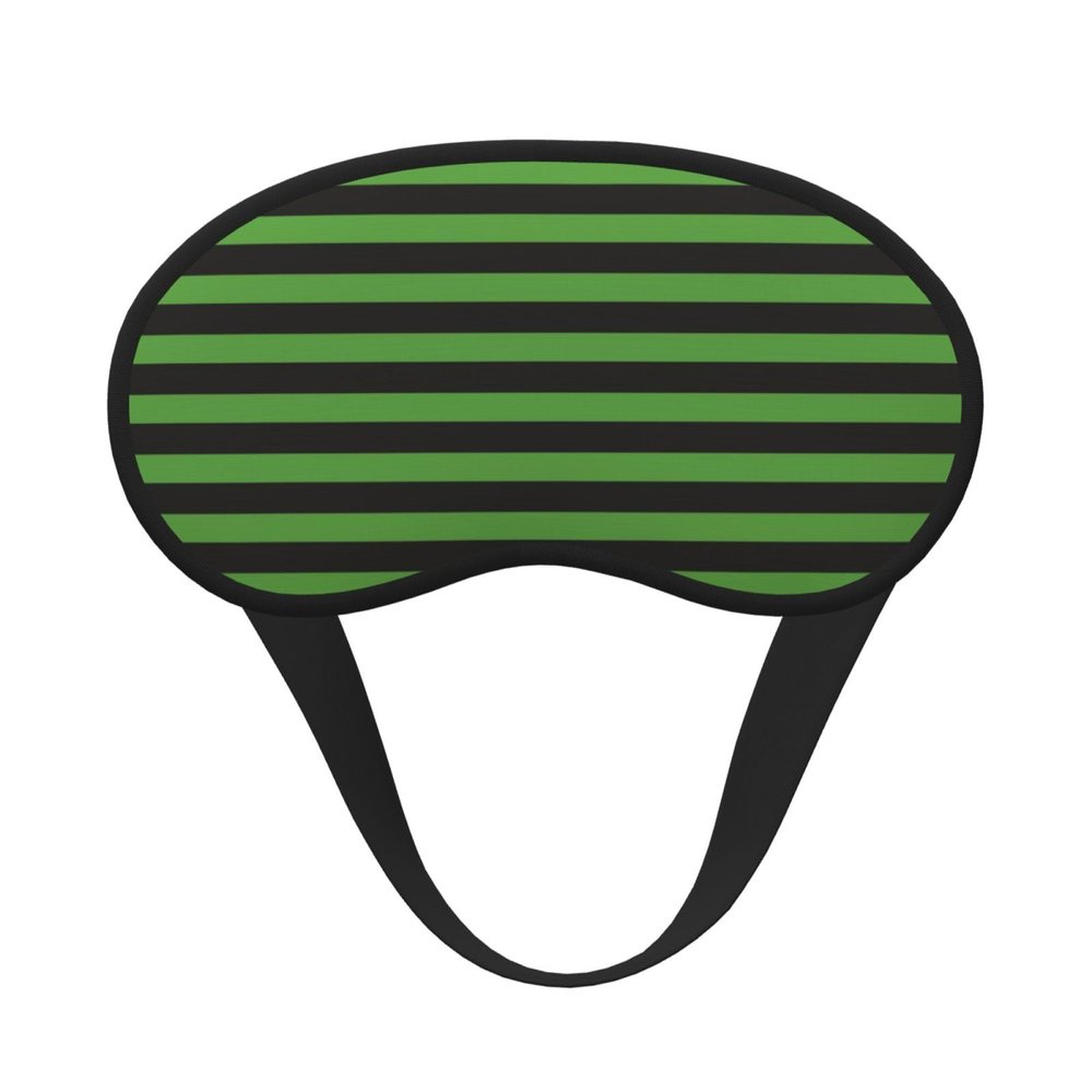 Xtpshn Watermelon Watermelon Rind Green Leaves Stripes Adjustable Strap Eye Cover Sleep Eye Mask for Travel Nap Shift Work Office