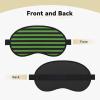 Xtpshn Watermelon Watermelon Rind Green Leaves Stripes Adjustable Strap Eye Cover Sleep Eye Mask for Travel Nap Shift Work Office view 3