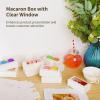 100-Count White Boxes with Clear Window, Perfect for and Dessert Packaging, 4.1 X 2.2 X 1.4 Inches view 2