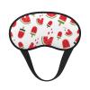 Xtpshn Watermelon Watermelon Popsicles Adjustable Strap Eye Cover Sleep Eye Mask for Travel Nap Shift Work Office view 1