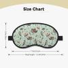 Xtpshn Cute Sea Otters Adjustable Strap Eye Cover Sleep Eye Mask for Travel Nap Shift Work Office view 2
