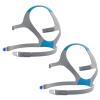 2Pcs Airfit F20 CPAP Headgear for Men & Women -Adjustable Anti Leak Head Strap, CPAP Mask Headgear Straps with Clips, Comfort Fit for Side/Back Sleepers, Lightweight & Machine Washable (Without Mask) view 1