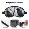 Black Crow Birds Sleep Mask Soft Comfortable Eye Mask with Adjustable Strapblackout Eye Sleep Shade Cover for Women Girls Men Travel Yoga Nap Shift Work view 3