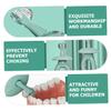 Didiseaon Silicone Training Toothbrush Three Side Soft Bristle Oral Cleaner for Lightweight Tear Resistant Teeth Brush with Ring and Gentle for Gum Relief view 4