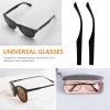 Alianm Eyeglass Replacement Temples 2Pairs Glasses Replacement Temple Eyeglasses Arms Replacement Glasses Legs Accessories DIY Temples for Glasses view 3